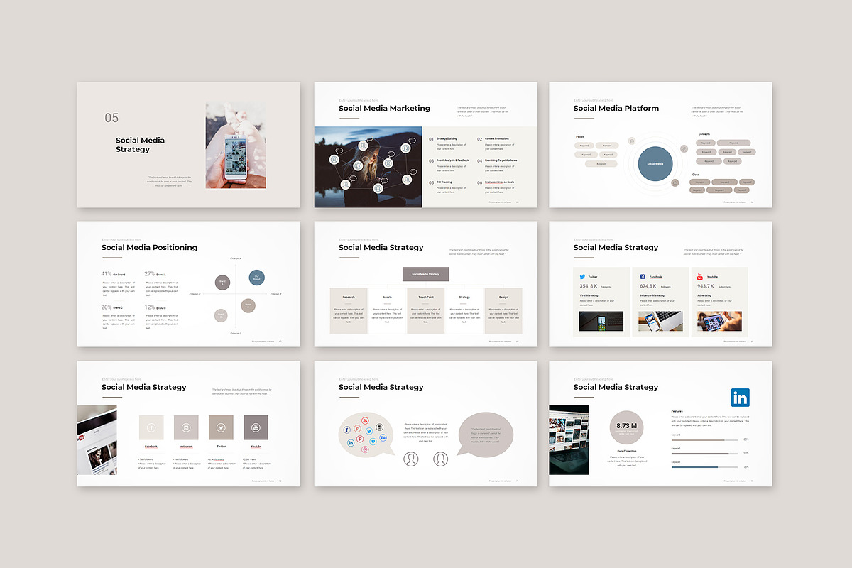 Social Media Marketing PowerPoint, a Presentation Template by CreativityForest (Photo 11 of 16)