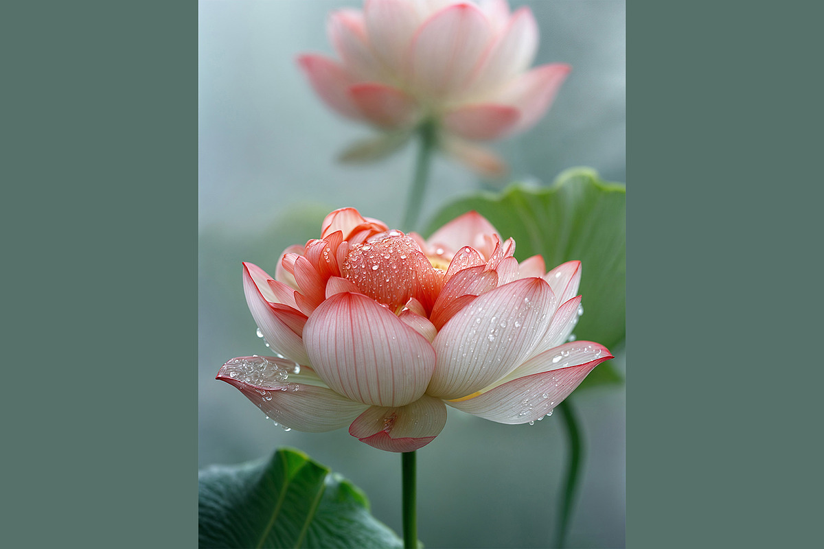 Serene Lotus Rain, a Seasonal Illustration by StockVerse Creative (Photo 2 of 4)