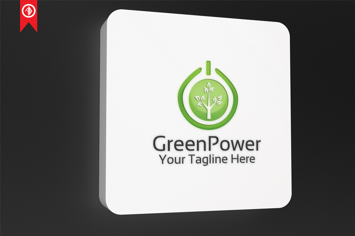 Green Power / Energy - Logo Template, a Branding & Logo Template by Artha Desain (Photo 3 of 5)