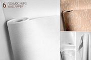 Wallpaper Mockup Set, a Mockup by bazarova (Thumbnail 1 of 10)