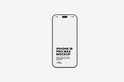 iPhone 18 Pro Max Mockup, an iPhone Mockup by UnicDesign (Thumbnail 2 of 10)