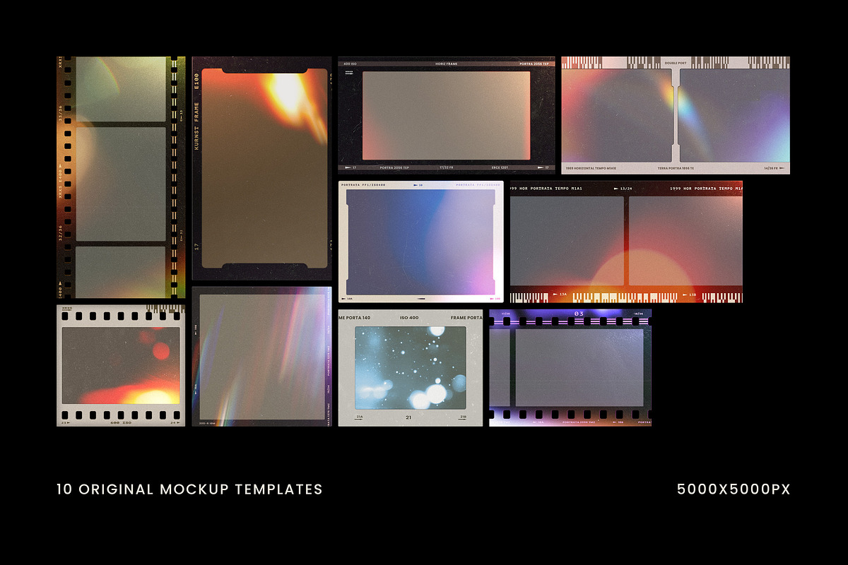 Film Frames Mockups, a Mockup by Design Squad (Photo 2 of 13)
