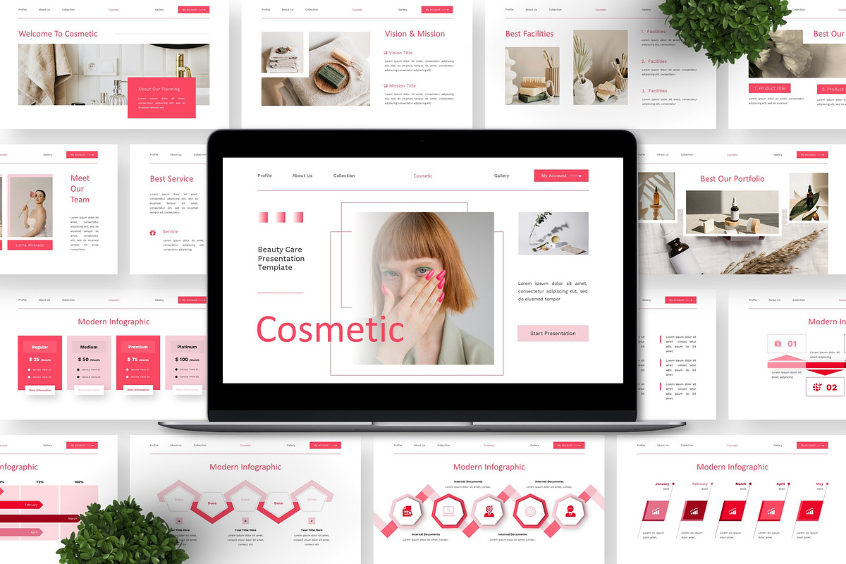 Cosmetic - Beauty Care Google Slide preview 3
