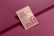 Birthday Girl Invitation - Flyer Med, a Poster Template by SlideFactory (Thumbnail 3 of 4)
