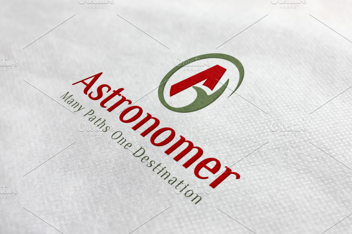 Astronomer Logo, a Branding & Logo Template by ArtFusion (Photo 1 of 5)