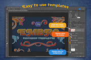 Embroidery Photoshop Mockups, a Product Mockup by Andrew Skoch Design (Thumbnail 5 of 6)