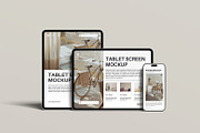 Tablet and Smartphone Mockup, a Device Mockup by ZifaraDesign (Thumbnail 2 of 5)