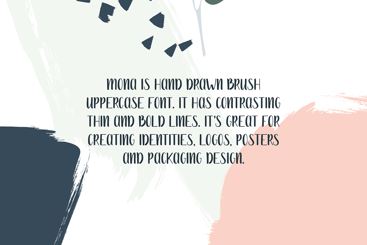 Mona Handwriting Font preview 7