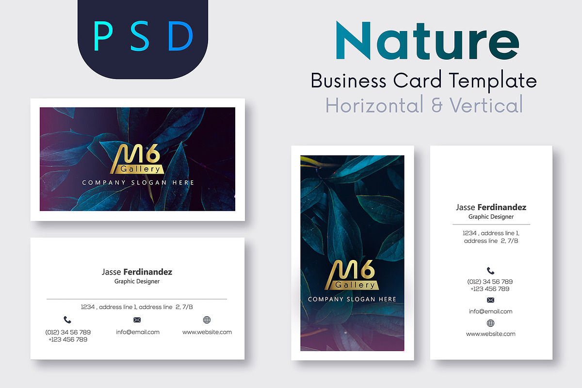 Unique 50 Business Card Bundle, a Business Card Template by M6 Gallery (Photo 119 of 151)