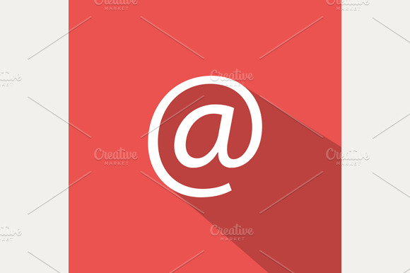Flat Mail icon preview 2
