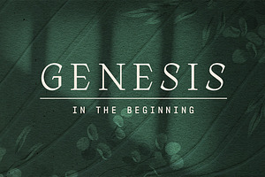 Genesis Sermon Series Bundle