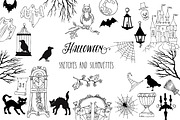 Halloween. Sketches and Silhouettes, an Illustration by Nataliapiache (Thumbnail 1 of 5)