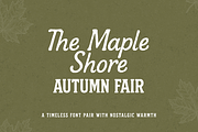 The Maple Shore – Font Duo, a Script Font by Creacy Studio (Thumbnail 1 of 8)
