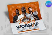 Good Friday Church Service Flyer, a Flyer Template by Psd Templates (Thumbnail 2 of 2)