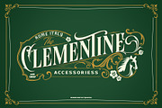 Brown Hunter Victorian Set, a Serif Font by alit design (Thumbnail 14 of 32)