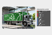 Box Truck Branding Mockup, an Advertising Mockup by RamStudio2 (Thumbnail 12 of 15)