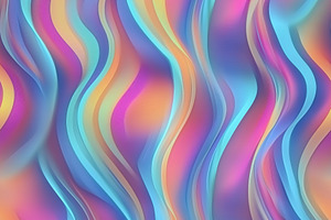 Seamless vibrant, abstract pattern featuring flowing waves of colors including, a Pattern Graphic by Textures & Backgrounds
