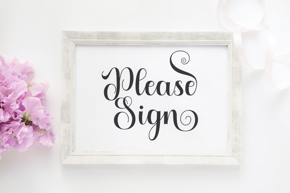 Onetha, a Script Font by Gatype (Photo 3 of 5)