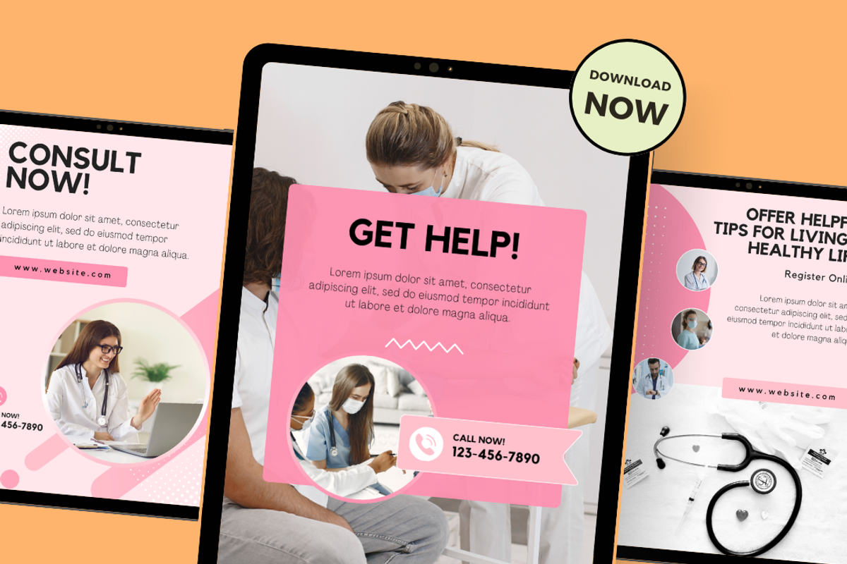 HEALTHCARE SOCIAL MEDIA TEMPLATE, a Social Media Template by Local Marketing Templates (Photo 9 of 10)