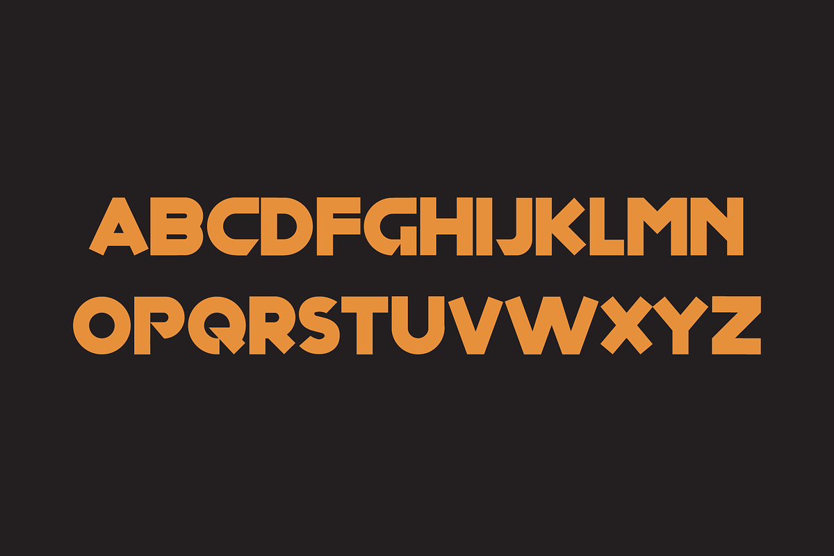 War Cry Font preview 2