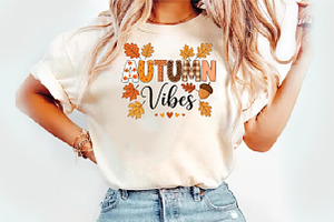 Autumn vibes Png, an Illustration by Watercolor design