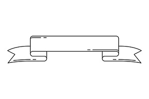 Illustration of ribbon., an Object Illustration by incomible