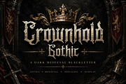 Crownhold Gothic, a Blackletter Font by Wow Magic (Thumbnail 3 of 5)