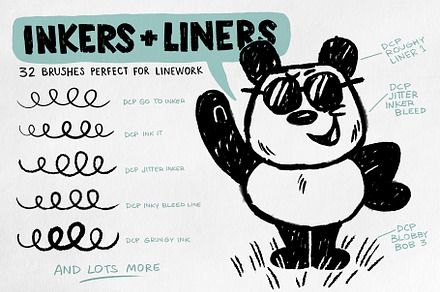 Photoshop Inkers and Liner Brushes