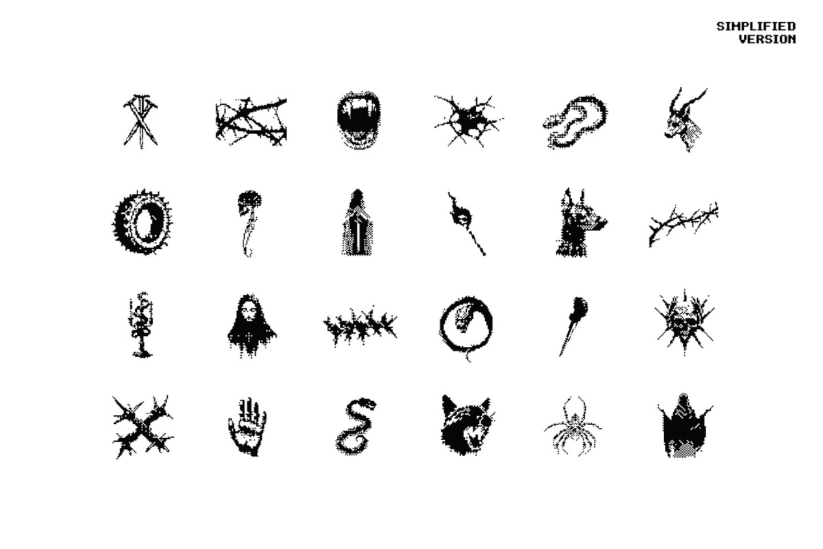 Dark Aesthetic Dithering Bundle, an Object Graphic by pixelbuddha.net (Photo 4 of 22)
