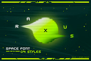 Raxus - Futuristic Font, a Sans Serif Font by Lateral Design (Thumbnail 8 of 11)