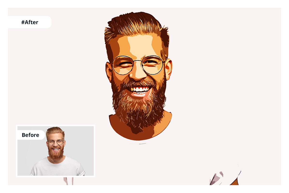 Cartoon Style Photoshop Action, an Action Add-On by Effect-Hub (Photo 4 of 10)