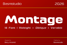 Montage – Sans Serif Font