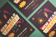 New Year Party Flyer, a Flyer Template by KMZVR.Lab (Thumbnail 4 of 4)