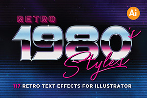 80's Retro Graphic Styles