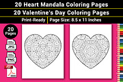 Valentine's Day Coloring Pages Vol-2, an Object Illustration by mirajeee (Thumbnail 1 of 4)