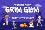 Thumbal Jawi Halloween Display Font, a Handwritten Font by twinstd (Thumbnail 6 of 9)