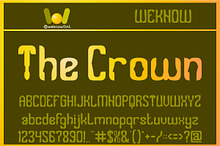 The Crown font