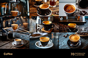 Coffee. 70 images, a Food & Drink Photo by Handmadefont (Thumbnail 6 of 14)