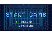 Arcade start screen. Retro game, an Object Illustration by Stock-Smart-Start (Thumbnail 1 of 3)
