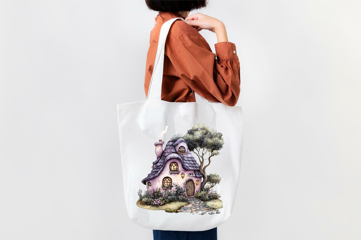 Watercolor Hollow House Clipart, an Illustration by designcity5 (Photo 4 of 5)