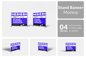 Stand Banner Mockup