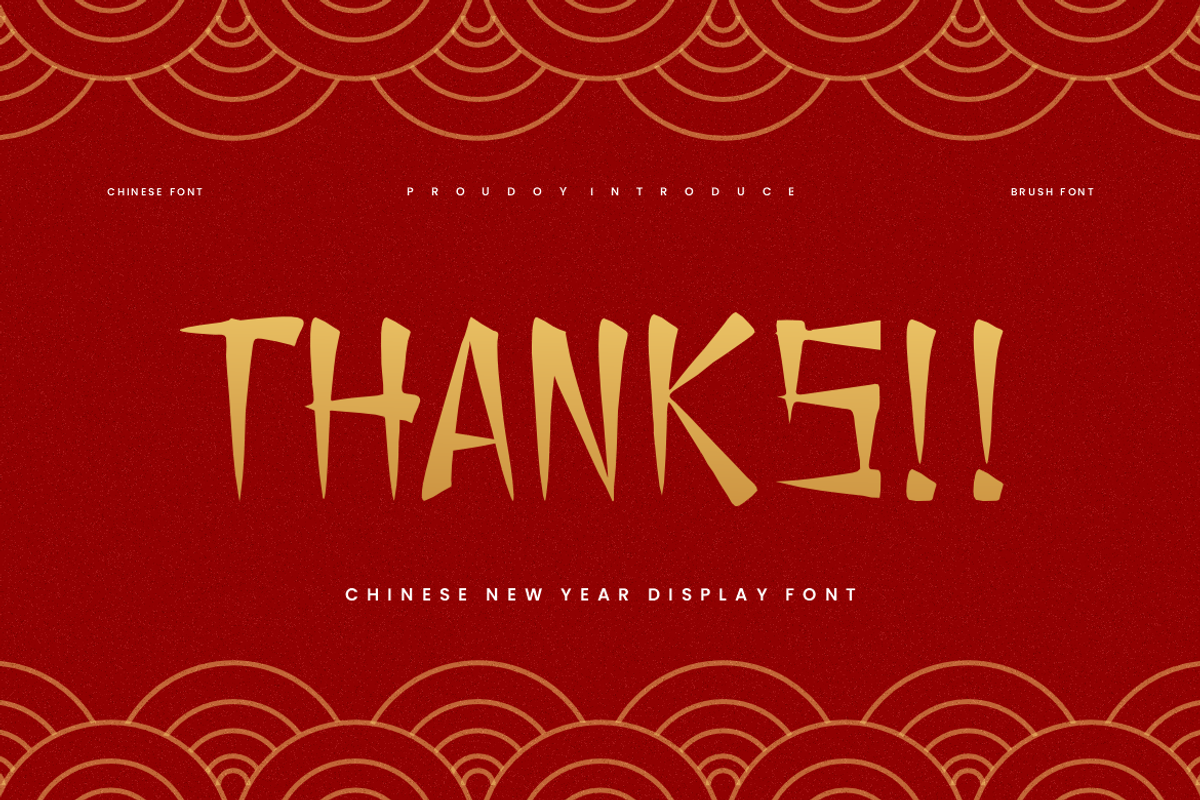 Sawuren - Chinese New Year Font, a Script Font by QR Design Studio (Photo 6 of 6)