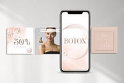 Botox & Esthetician Canva Templates, a Social Media Template by NataliesBox (Thumbnail 8 of 13)