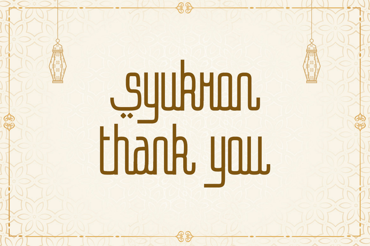 Amal Baik - Arabic Font Style, a Script Font by Typefactoryco (Photo 9 of 9)