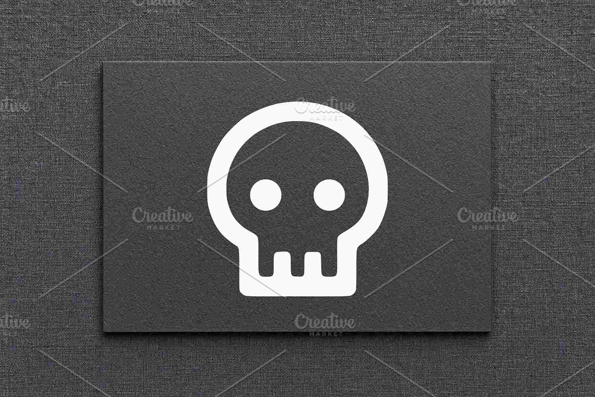 Simple Skull Icon Vector, an Object Illustration by Vectorium Studio (Photo 4 of 4)