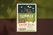 Summer Camp Flyer, a Flyer Template by Totem Design Studio (Thumbnail 1 of 5)