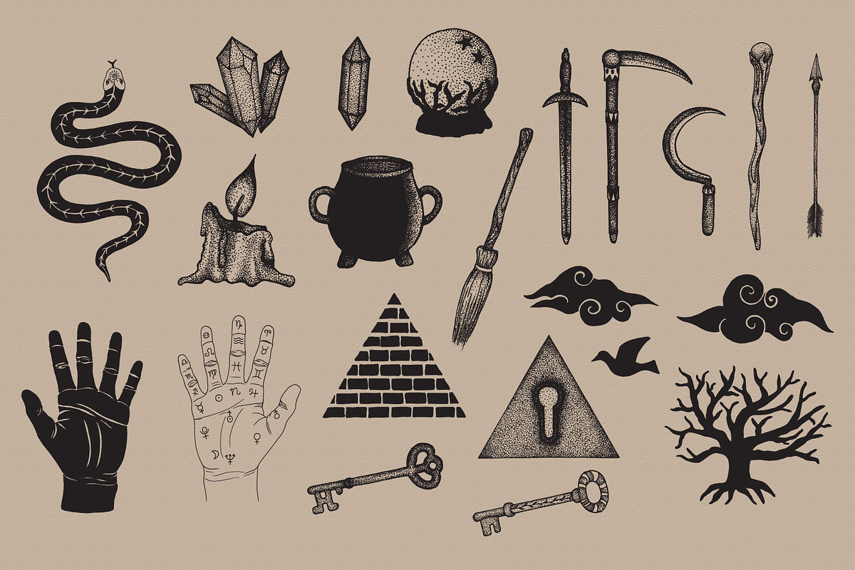MYSTICAL - Spiritual Mystic Magic, an Illustration by Artolabs (Photo 3 of 10)