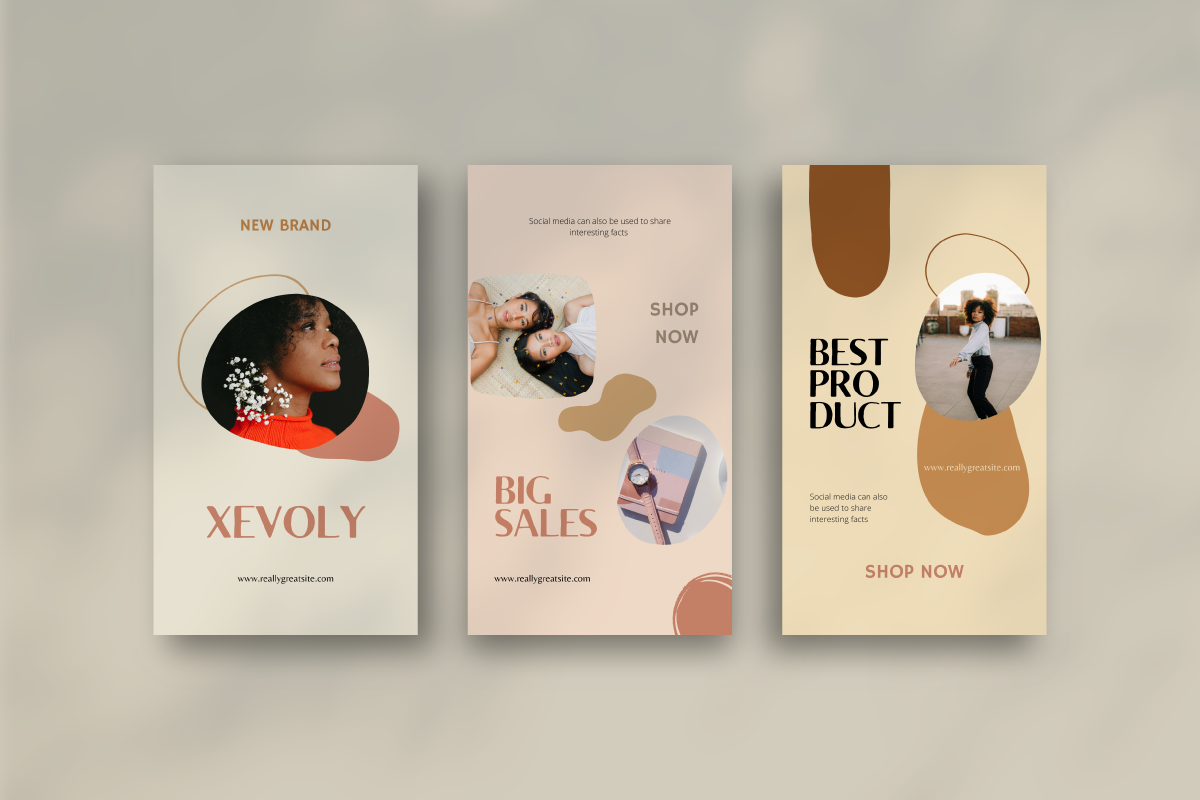 Xevoly Fashion - Canva Instagram, a Social Media Template by Inkofert (Photo 7 of 11)