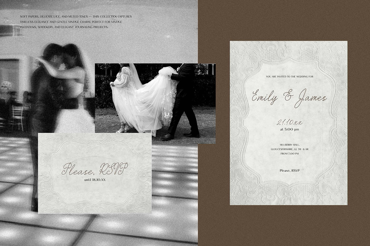 Paper & Lace backgrounds, a Background Graphic by DigARTbyHavroshka (Photo 3 of 11)