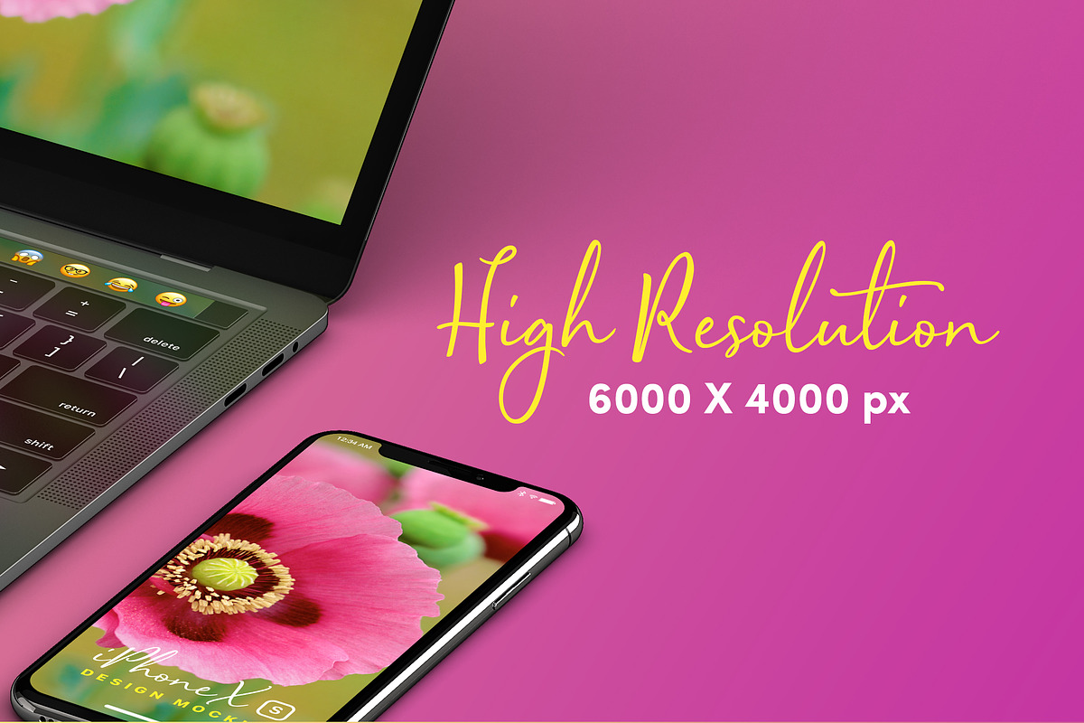 MacBook Pro/ iPhone XS Design Mockup, a Mac Mockup by illustrated (Photo 2 of 9)